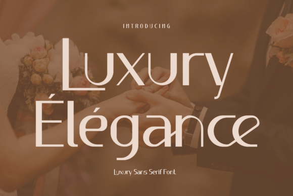 Luxury Élégance: A Playful Sans Serif Typeface Review